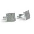 Bloom Polished Nickel Toggle Cufflinks